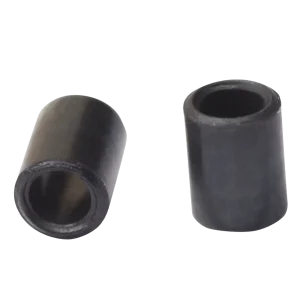 Flat vacuum cup made of black NBR, diameter 1.5 mm, for EOAT applications in industrial automation.